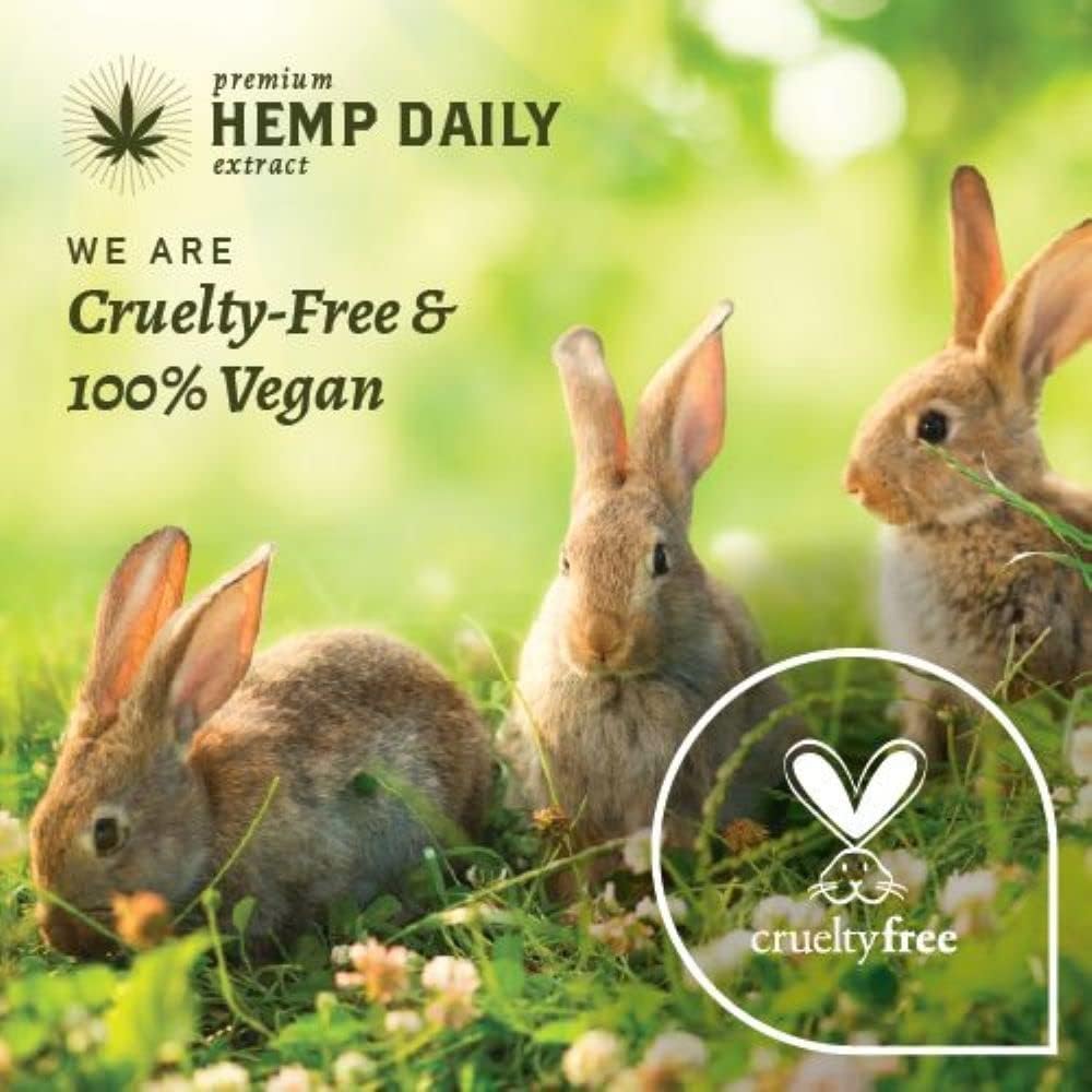 Premium Hemp Extract Daily Cream - Menthol, Argan, Jojoba, Rosehips - Lightweight, Fast-Absorbing Moisturizing Topical Lotion with Essential Oils | 1.7 Ounces (Classic Mint, Pack of 2)