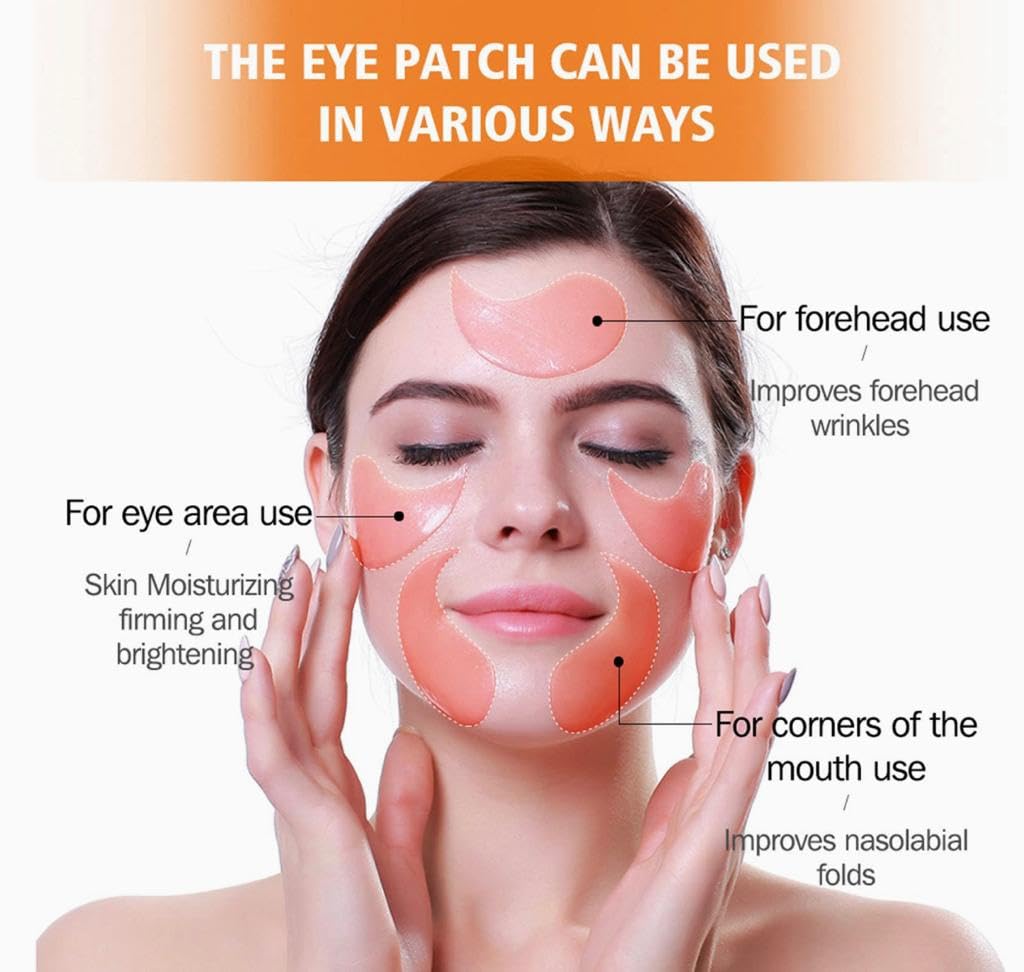 BEASICUI Under Eye Patches - 5 in 1 Under Eye Mask Hyaluronic Acid & Collagen,Under Eye Face Mask,Dark Circles and Puffy Eyes, Undereye Bags,Beauty & Personal Care products (Rose Scented 60 Pcs)