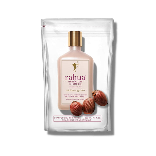 Rahua Hydration Shampoo Refill, 9.5 Fl Oz, Vegan Moisturizing Sulfate Free Shampoo for Dry Hair, Naturally Infused, Plant Powered Ingredients, Mango, Passion Fruit, Hair Care for Frizz, Scalp Care
