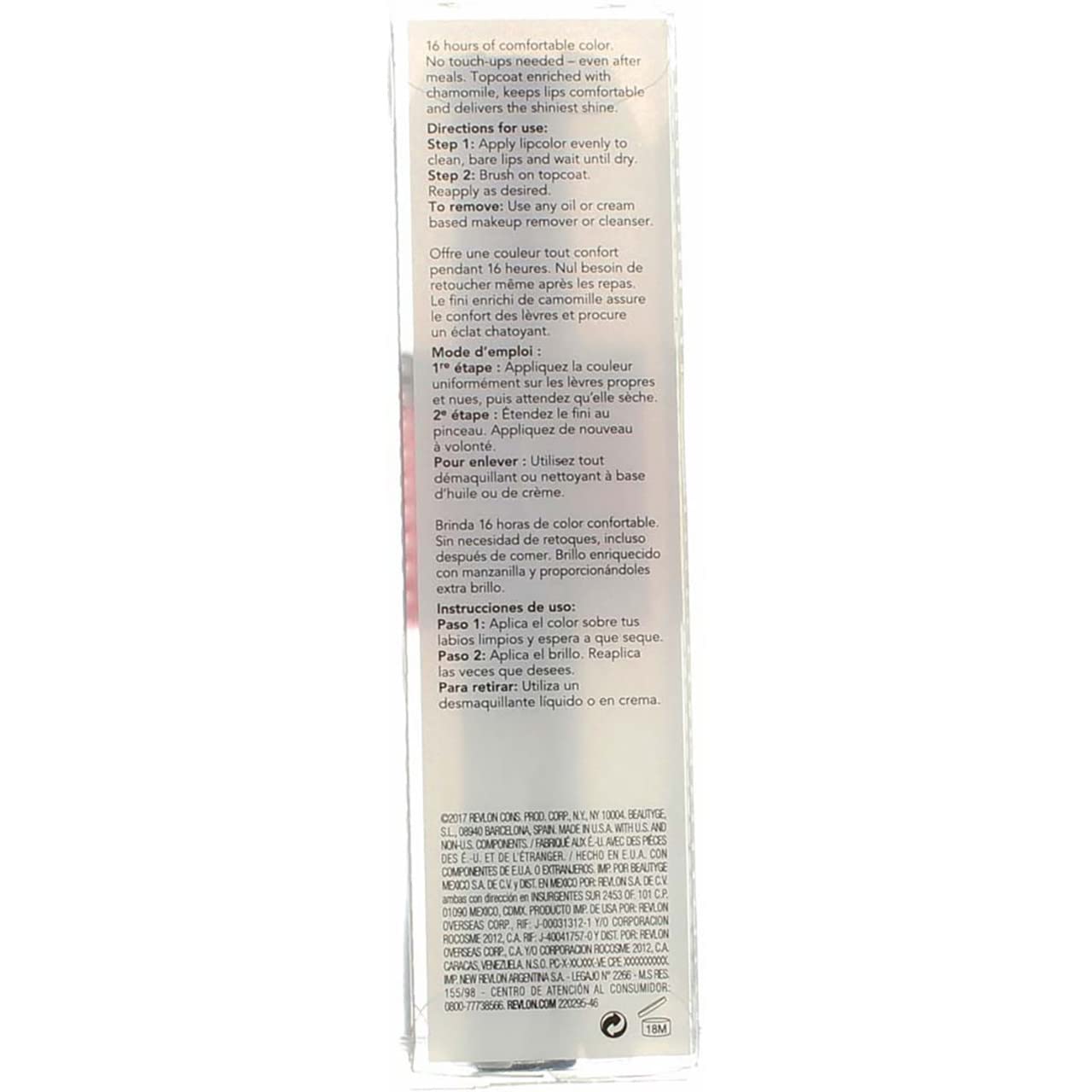 Revlon ColorStay Overtime Liquid Lip Color, Ultimate Wine [140] 0.07 oz (Pack of 3)