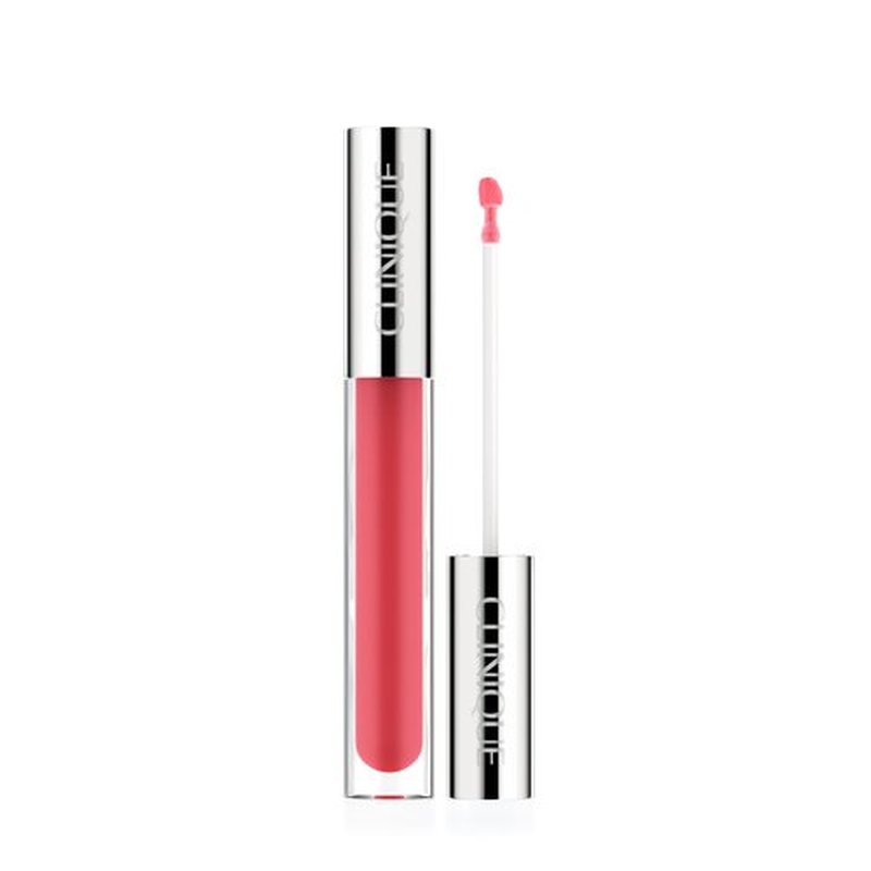 Clinique Pop Plush Creamy Lip Gloss With Hyaluronic Acid + Blend of Aloe Butter, Avocado Butter + Shea Butter | Hydrating + High Shine, Sugarplum Pop, 0.11 Fl Oz