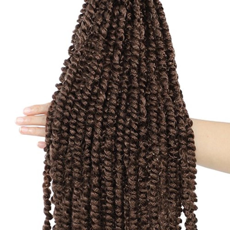 Felek Passion Twist Crochet Hair 6-24inch 8 Packs Pre Looped Twist Crochet Hair For Black Women Natural Soft Pre Twisted Passion Twist Crochet Hair (#30, 18inch)