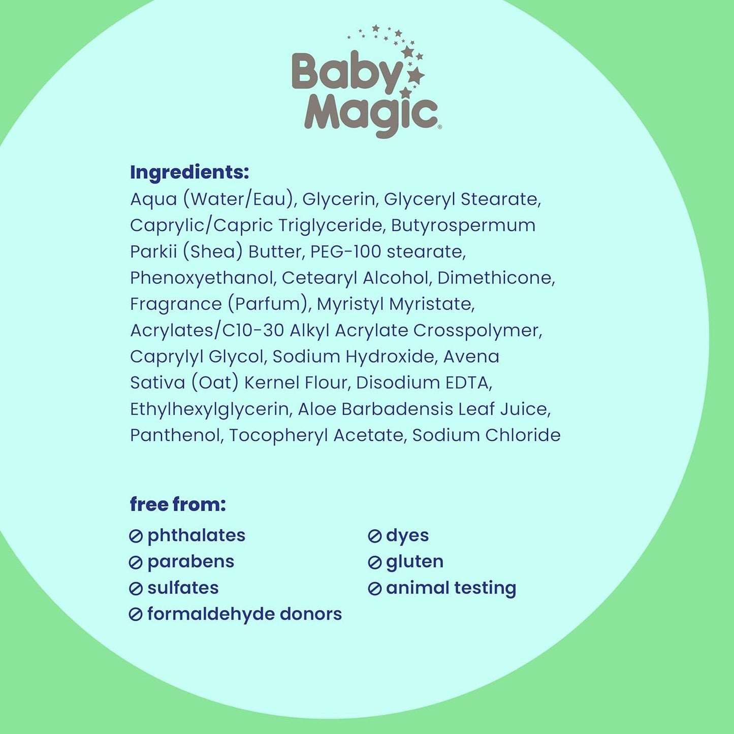 Baby Magic Creamy Whipped Butter, Vanilla & Oat, Helps Keep Skin Feeling Healthy and Baby Soft, Hypoallergenic, 8.4 fl oz.