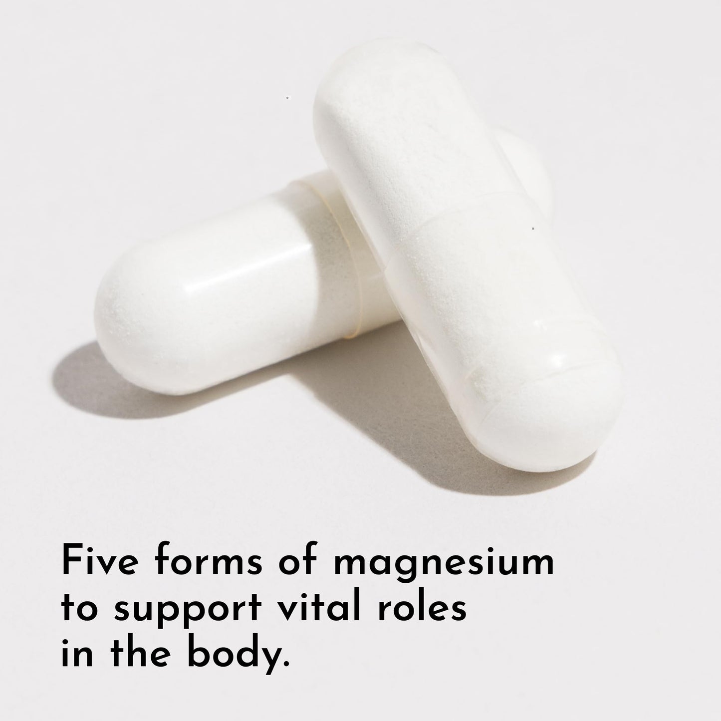 Just Ingredients Magnesium Complex - Five Bioavailable Forms for Relaxation, Sleep, Mood Support - Capsules - 60 Count