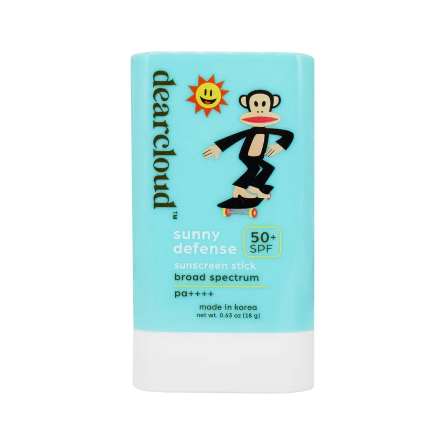 Paul Frank Sunny Defense Sunscreen Stick SPF 50+ PA++++ – Korean Sunscreen for Face & Travel Size (.63 oz)