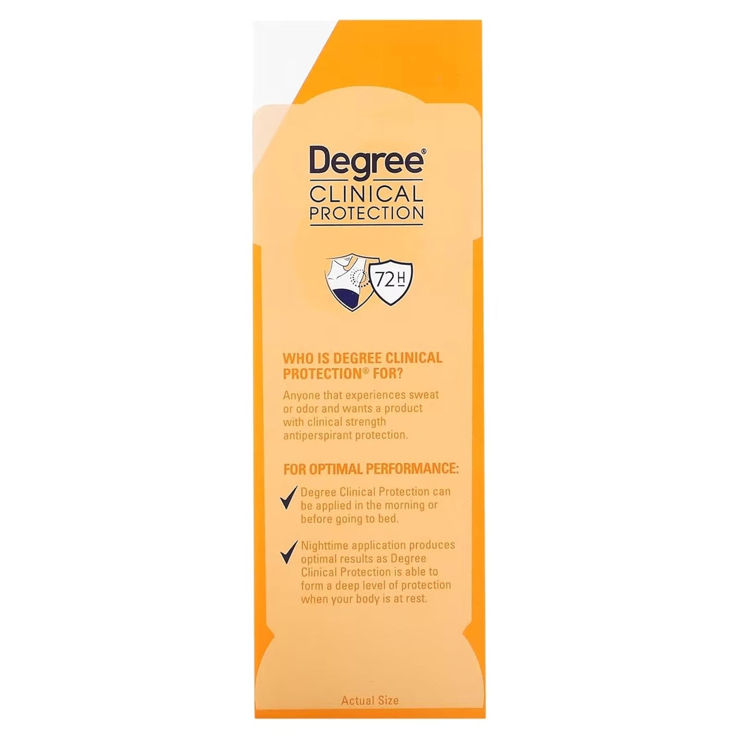 Degree Clinical Protection Anti-Perspirant & Deodorant, Summer Strength 1.7 oz ( Pack of 4)