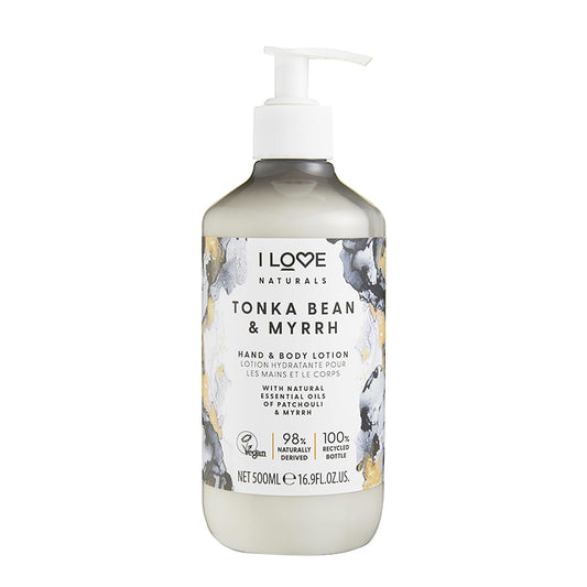 Tonka Bean & Myrrh Hand and Body Lotion - Moisturizing Coconut Oil & Shea Butter - 16.9 oz