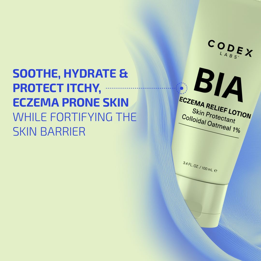 Codex Labs Eczema Relief Lotion with Colloidal Oatmeal, 3.4 oz