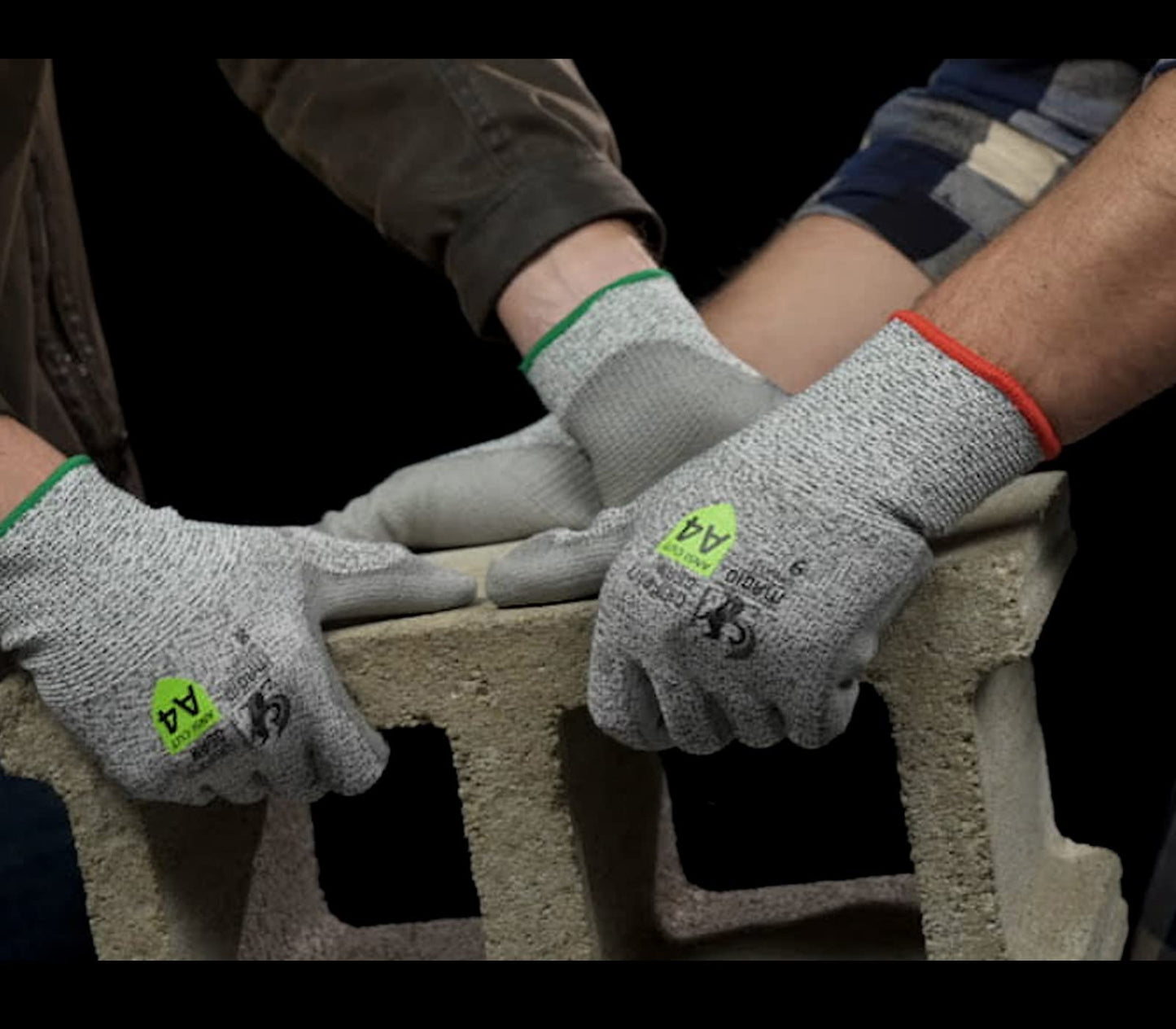 MAGID Griffin Gear ANSI A4 Liquid Repellent Nitrile Work Gloves, 12 Pairs, Size 9/Large, GPD452