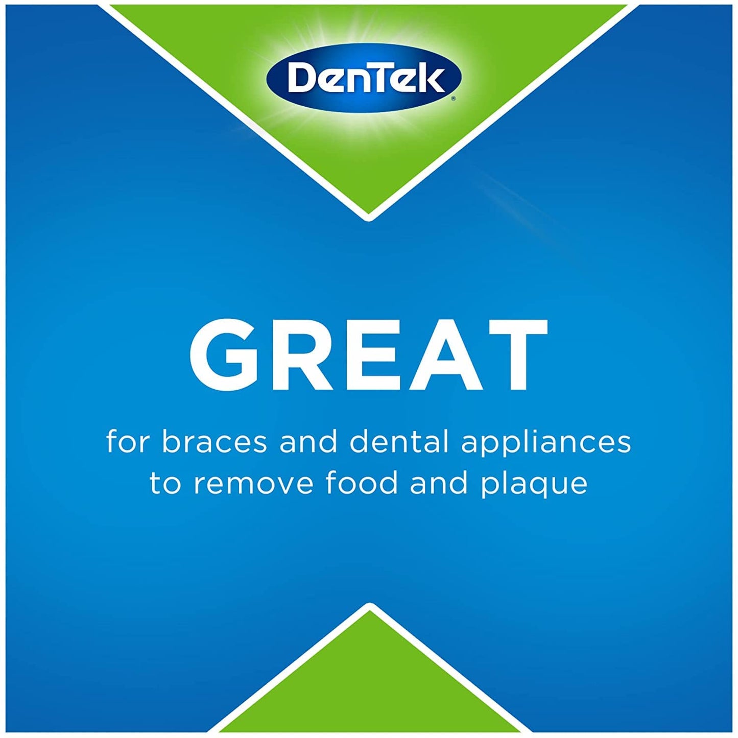 DenTek Easy Brush Interdental Cleaners, Mint, 16 Count | 10 Pack