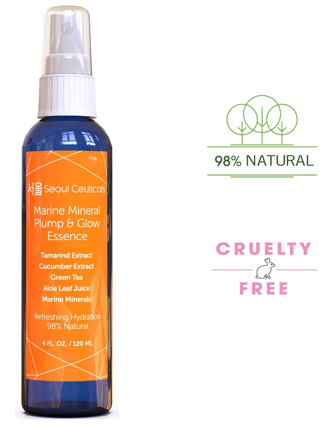 SeoulCeuticals Korean Skin Care Set - K Beauty Contains Essence Spray + Snail Mucin Serum - This Potent Anti Aging Anti Wrinkle Skincare Set Will Provide You With That Healthy Youthful Glow