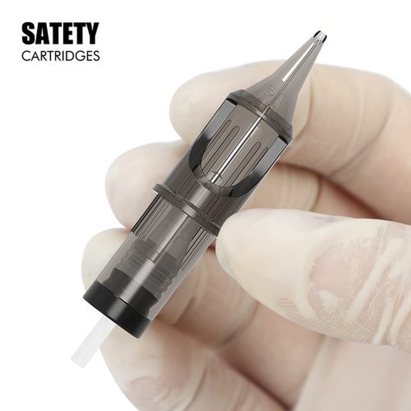 TATELF Tattoo Cartridge Needles 50pcs Professional Disposable Tattoo Needles Cartridges Round Liner Mixed 3RL 5RL 7RL 9RL 11RL for Rotary Pen Machine Tattoo Supplies(12# RL)