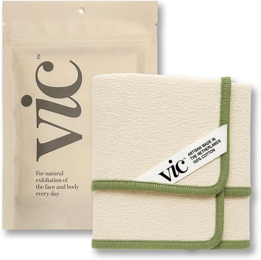 Deep Exfoliating Face & Body Washcloth - Premium Natural Cotton | Skin-Renewing Texture | 14” x 17” Size