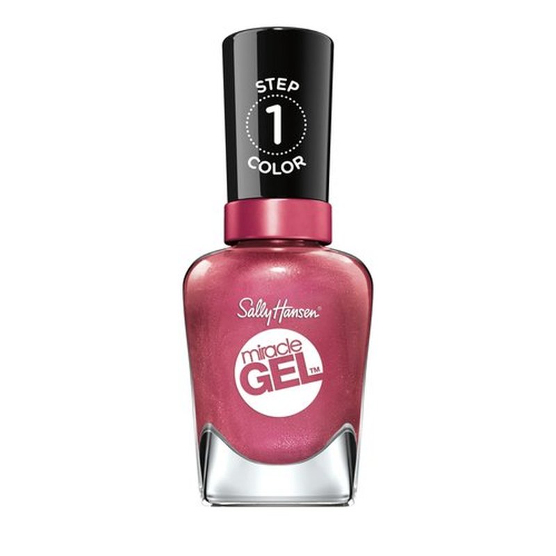 Sally Hansen Miracle Gel™, Saturn It Up, Long Lasting, Gel-Like Formula, No UV Lamp Needed, Pink Nail Polish