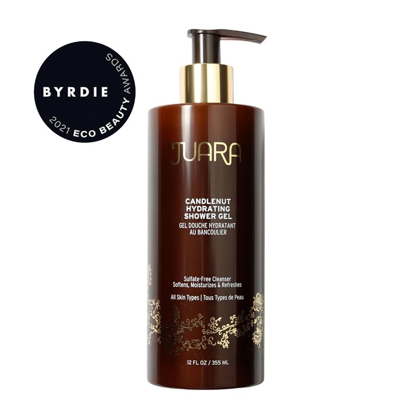 Juara Candlenut Hydrating Shower Gel - Sulfate-Free Moisturizing Body Wash for Sensitive Skin | 12oz