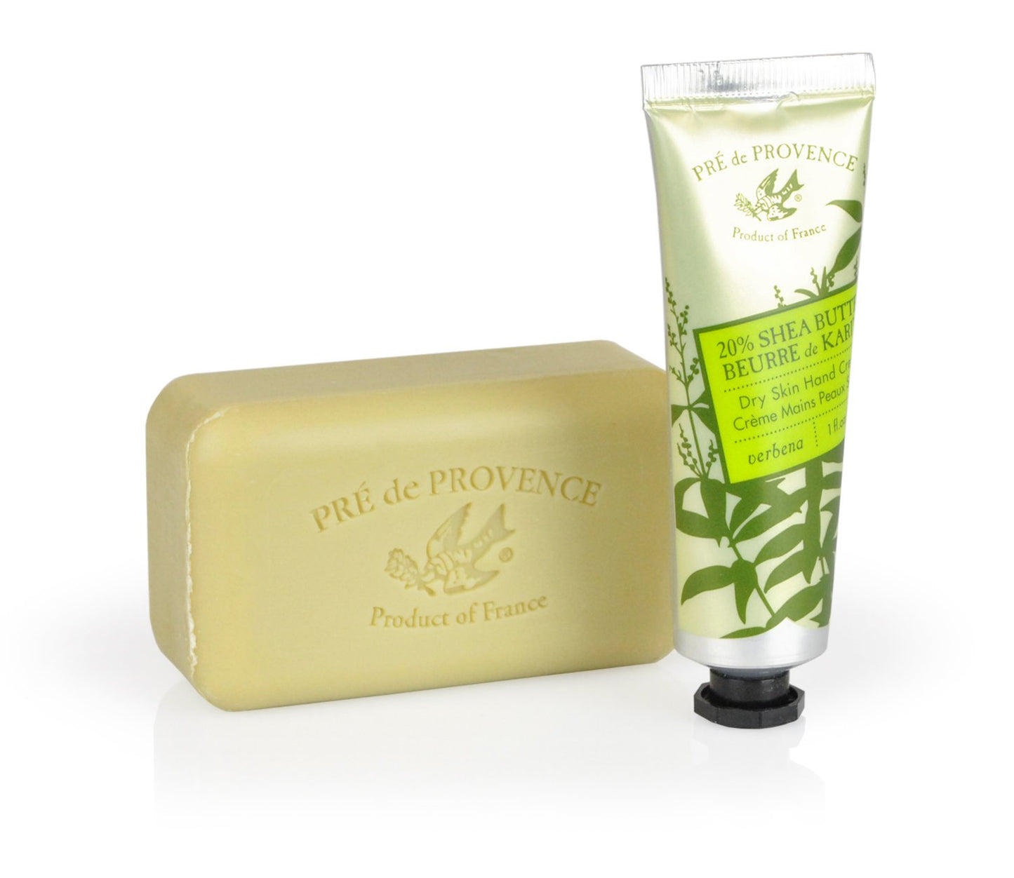 Pre De Provence Luxury Shea Butter Gift Bag with Hand Lotion & Soap Bar - Verbena