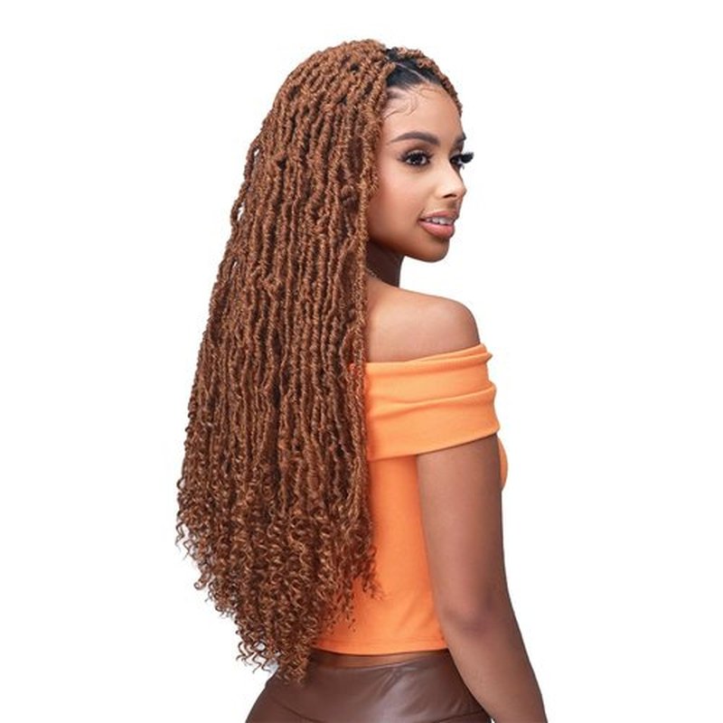 BOBBI BOSS Crochet Braids Nu Locs 2X Split Boho 24" (3-Pack, T-WLD CHRY)