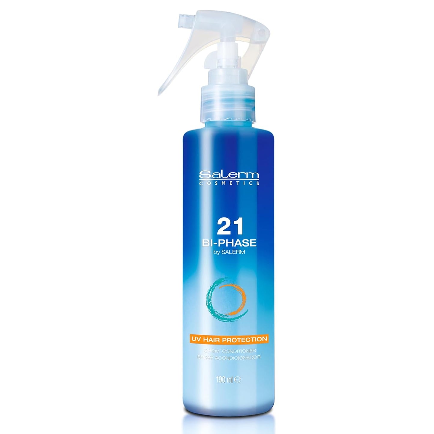 Biphase Leave-In Conditioner 190ml - Salerm 21 | Anti-Frizz, Detangler & UV Protection