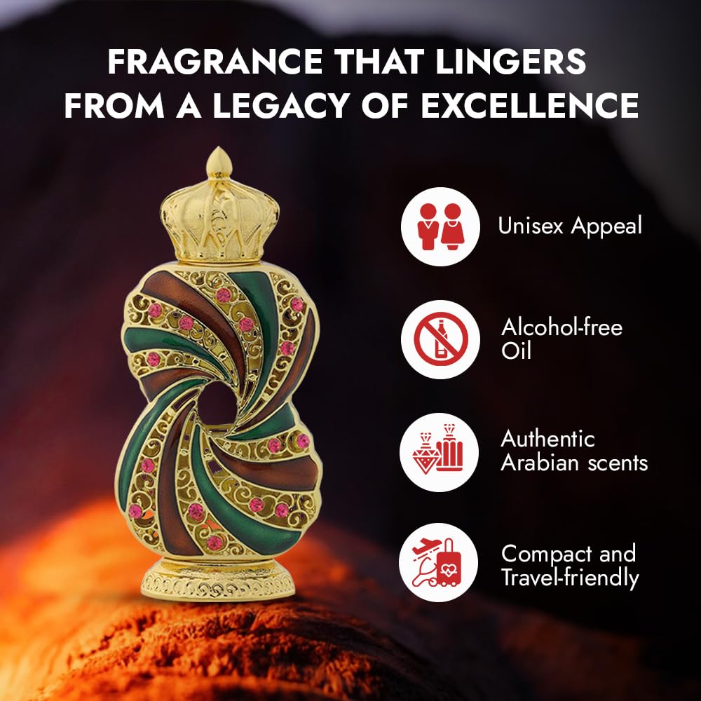 Tanasuk Extrait de Parfum Spray - Unisex Arabian Floral Fragrance - Long Lasting EDP 3.4 Oz