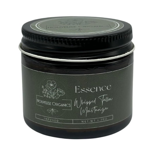 Whipped Tallow Moisturizer - Neroli & Sweet Orange | 100% Natural Grass-Fed Tallow & Organic Jojoba for Dry, Sensitive Skin - 0.7 oz