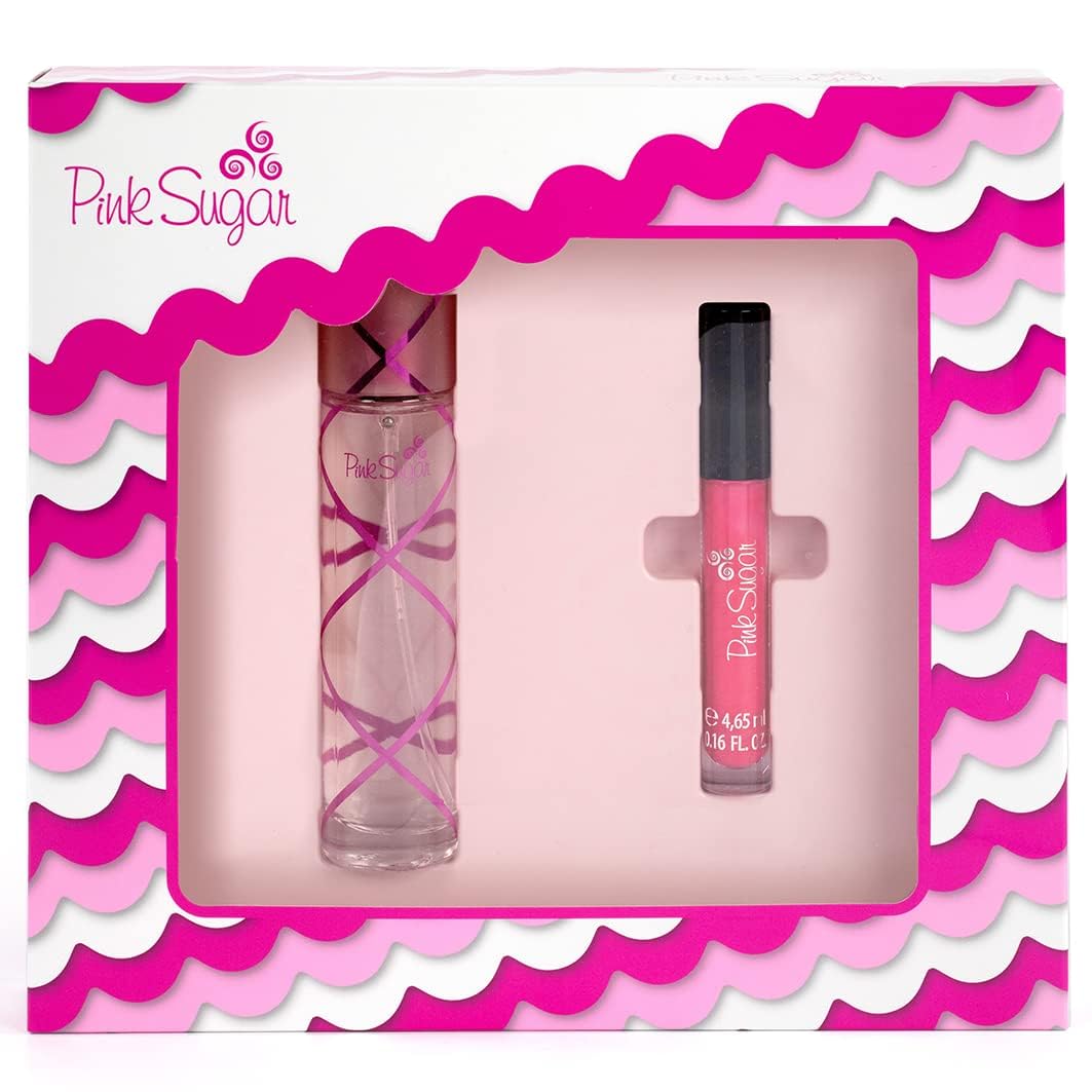 Pink Sugar Eau de Toilette for Women – Sweet Floral Fruity Perfume with Raspberry & Vanilla