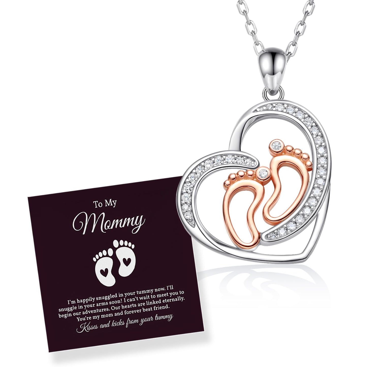 Pregnancy Gifts for First Time Mothers: Mom to be Necklace Bracelet Earrings for Expecting Women Gifts for Pregnant Wife Daughter Sister Friends (necklace)