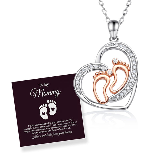 Pregnancy Gifts for First Time Mothers: Mom to be Necklace Bracelet Earrings for Expecting Women Gifts for Pregnant Wife Daughter Sister Friends (necklace)