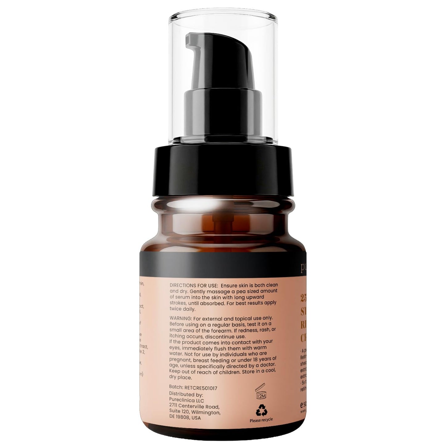 250% Strength Retinol Cream – 50ml/ 1.7 fl. oz. Potent Anti-Aging, with 2.5x Active Ingredients Compared to Competitors (6 Bottles)