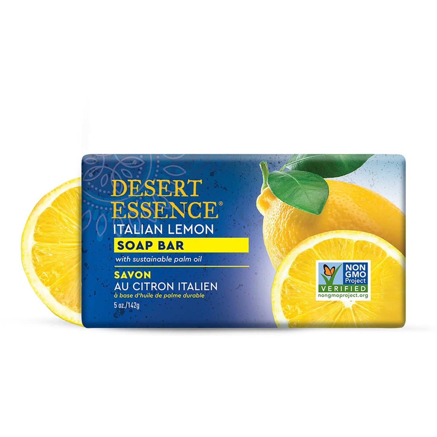 Desert Essence, Soap Exfoliating Italian Lemon Bar, 5 Ounce