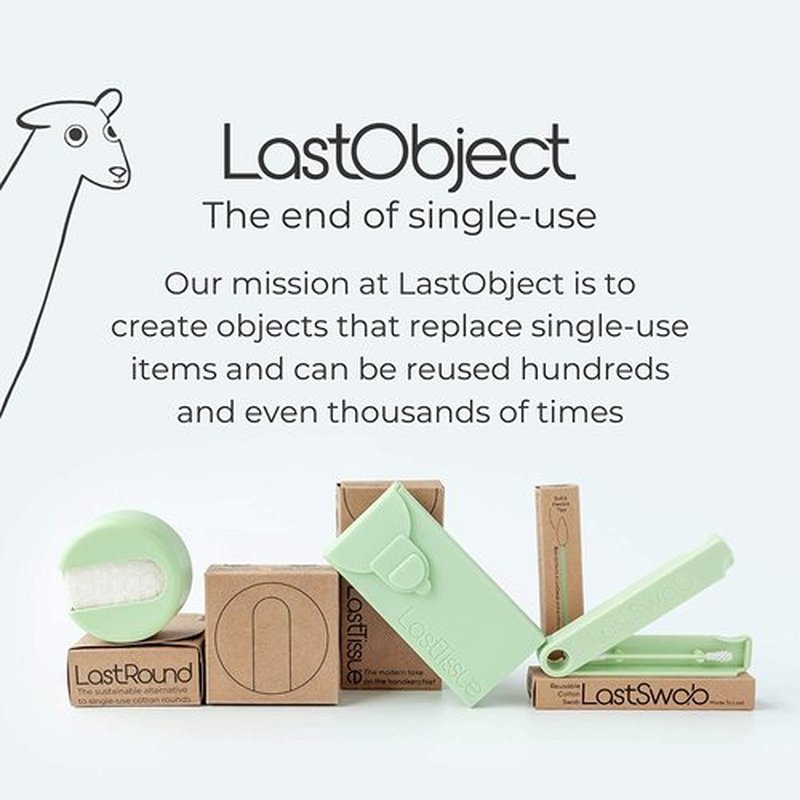 LastSwab® Reusable Cotton Swabs for Ear Cleaning - The Sustainable and Sanitary Alternative to Single-Use Q Tips - Zero Waste and Easy to Clean - Comes with a Convenient Travel Case Holder - Red