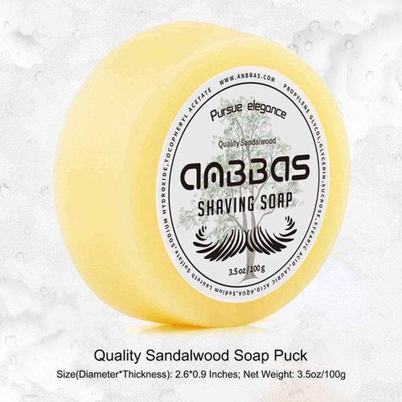Anbbas Shaving Brush Set,Vegan Favor Nylon Bristles Brush with Food-Grade Melamine POP Mug for Lathering and 3.5oz Shaving Soap Refill for Men Wet Shave,Women Girls Hair Removal