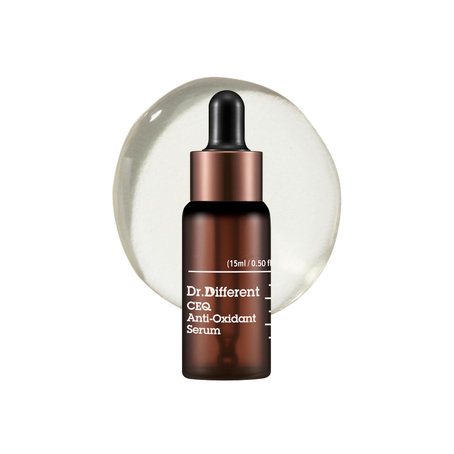 Dr.Different CEQ Anti-Oxidant Serum | Vitamin C Serum For Face with Vitamin E & CoQ10 | Tone-Evening & Anti-Aging Serum for Dark Spots, Fine lines & Wrinkles | Korean Skincare | 0.5 fl oz, 15ml