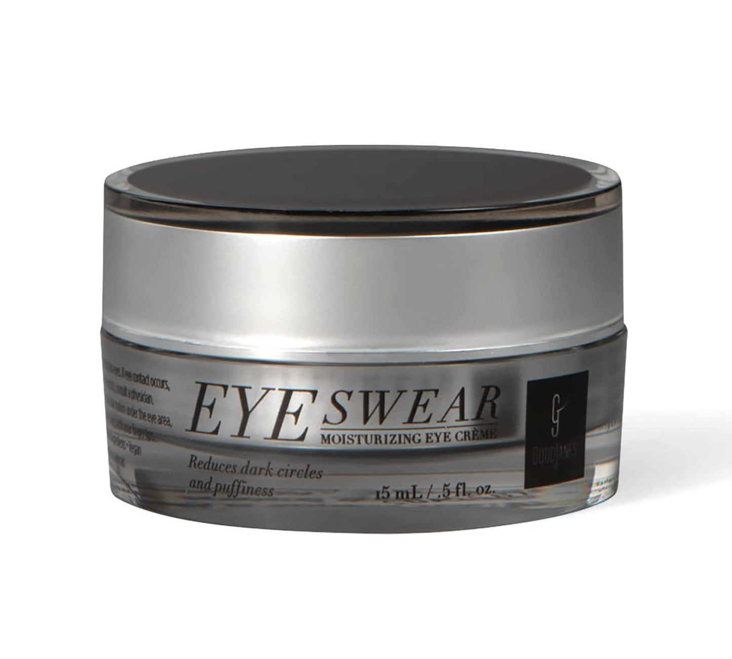 GOODJANES Eye Swear Brightening Eye Cream with Aloe Vera, Lavender & Stem Cell Complex – Hydrating Formula for Dark Circles, Puffiness & Fine Lines – Vegan & Cruelty-Free