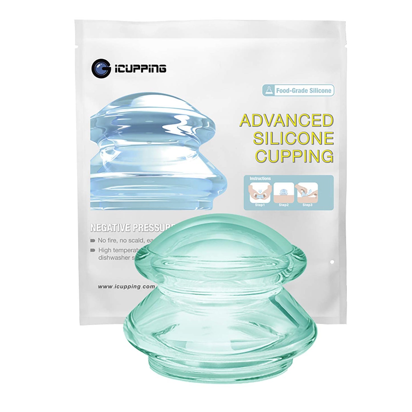 Cupping Therapy Sets (XL Size, 1 Cups) Silicone Massage Cups Vacuum Suction Cups for Body Massage…