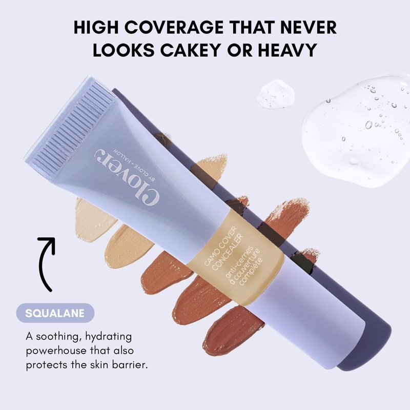 Clover Camo Concealer - Cruelty-Free Vegan Face & Under Eye Makeup | Natural Finish
