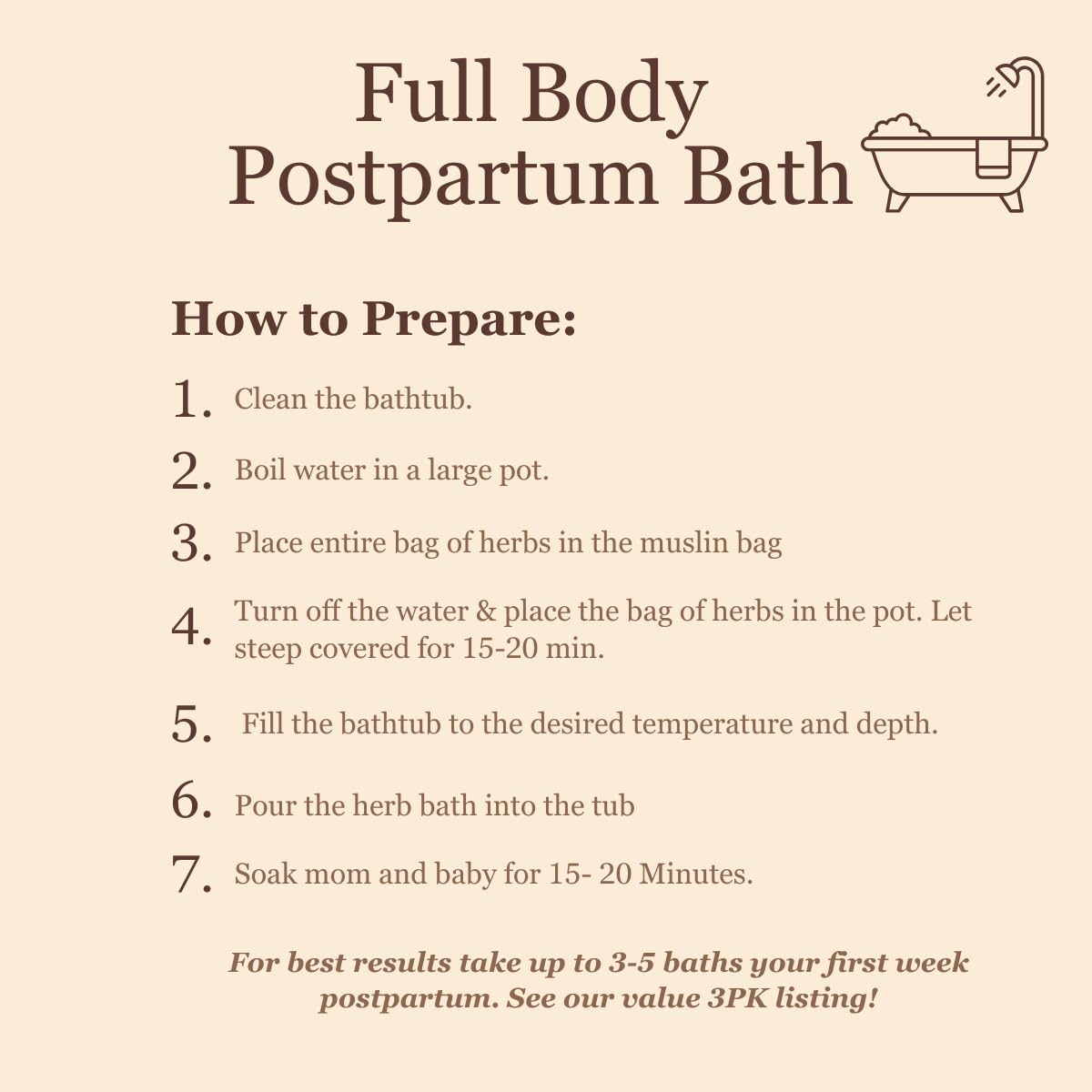 Birth Song Botanicals Organic Postpartum Herbal Bath Soak – 8oz/ea. Herbal Sitz Bath Blend with Sea Salt, Organic Plantain, Yarrow, Shepherd’s Purse, Uva Ursi & Calendula – 1 Pack (8oz)