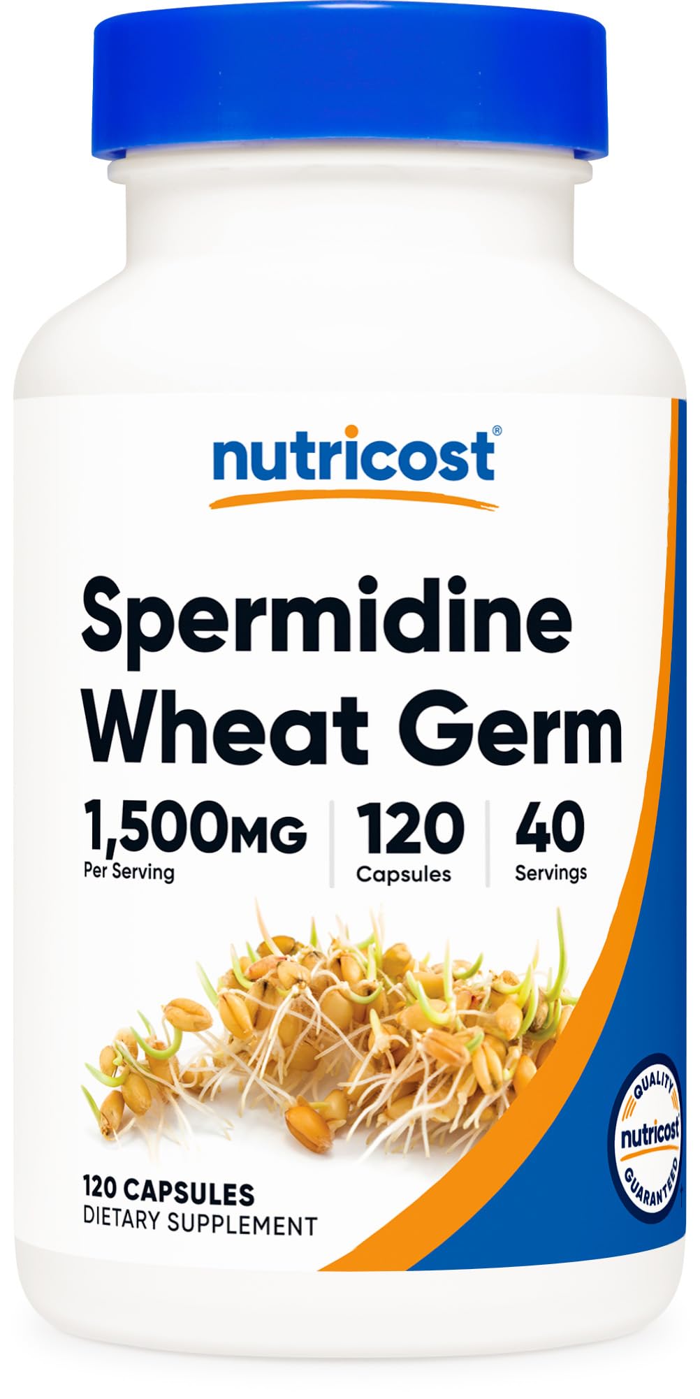 Nutricost Spermidine Wheat Germ Extract 120 Capsules for 40 Servings