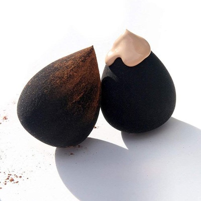 Beauty Bakerie Blending Egg Beauty Sponge Cosmetic Face Make up Blender Sponge Applicator for Powder, Liquid, Foundation, Concealer and Blending, Latex Free 6 Pack Set, Black Egg-cellence