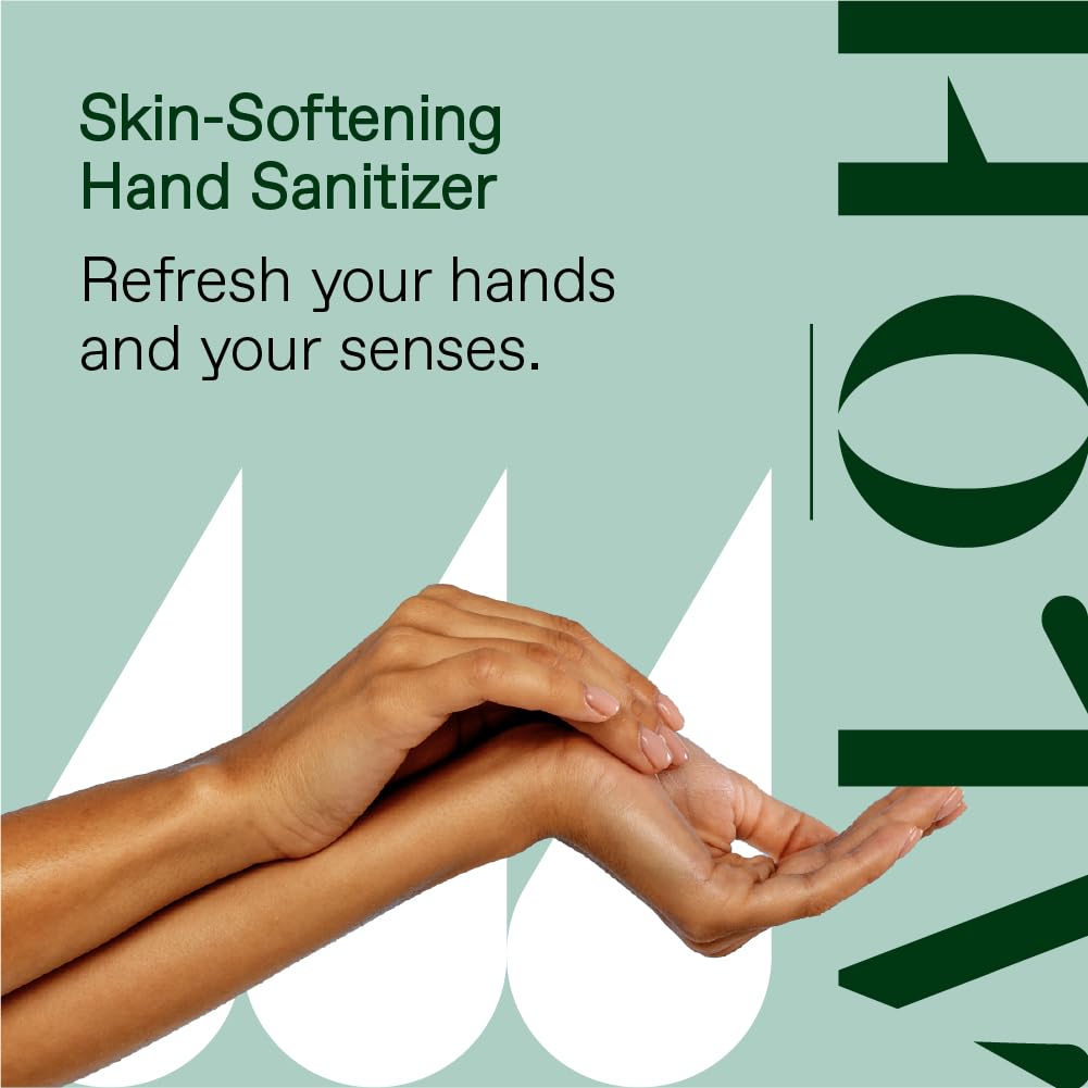 Sanitizing Hand Gel 2-Pack - Peppermint Eucalyptus & Aloe | 70% Alcohol Hydrating Formula | 8oz Bottles