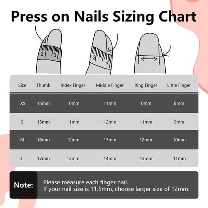 MNAFAYY 100% Handmade Nails HandPainted Extra Long Press On Nails Full Cover Luxury Gorgeous Reusable UV Finished Fake False Nails Acrylic Nail Kit With Box Gifts for Women Artist S