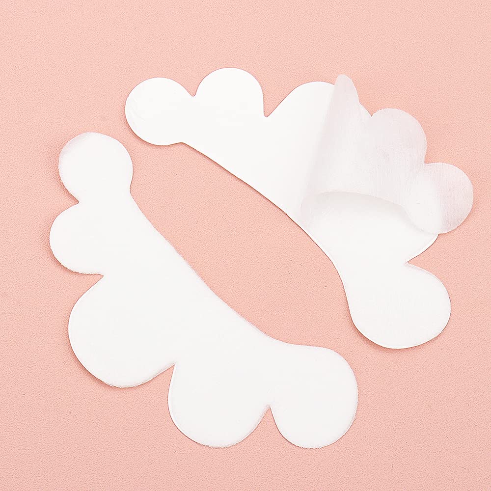 Mekupeu 100 Pairs Eye Under Gel Pads Eyelash Extensions Patches,Lash Extension Lint Free Under Hydrogel Eye Mask Pads Beauty Tools