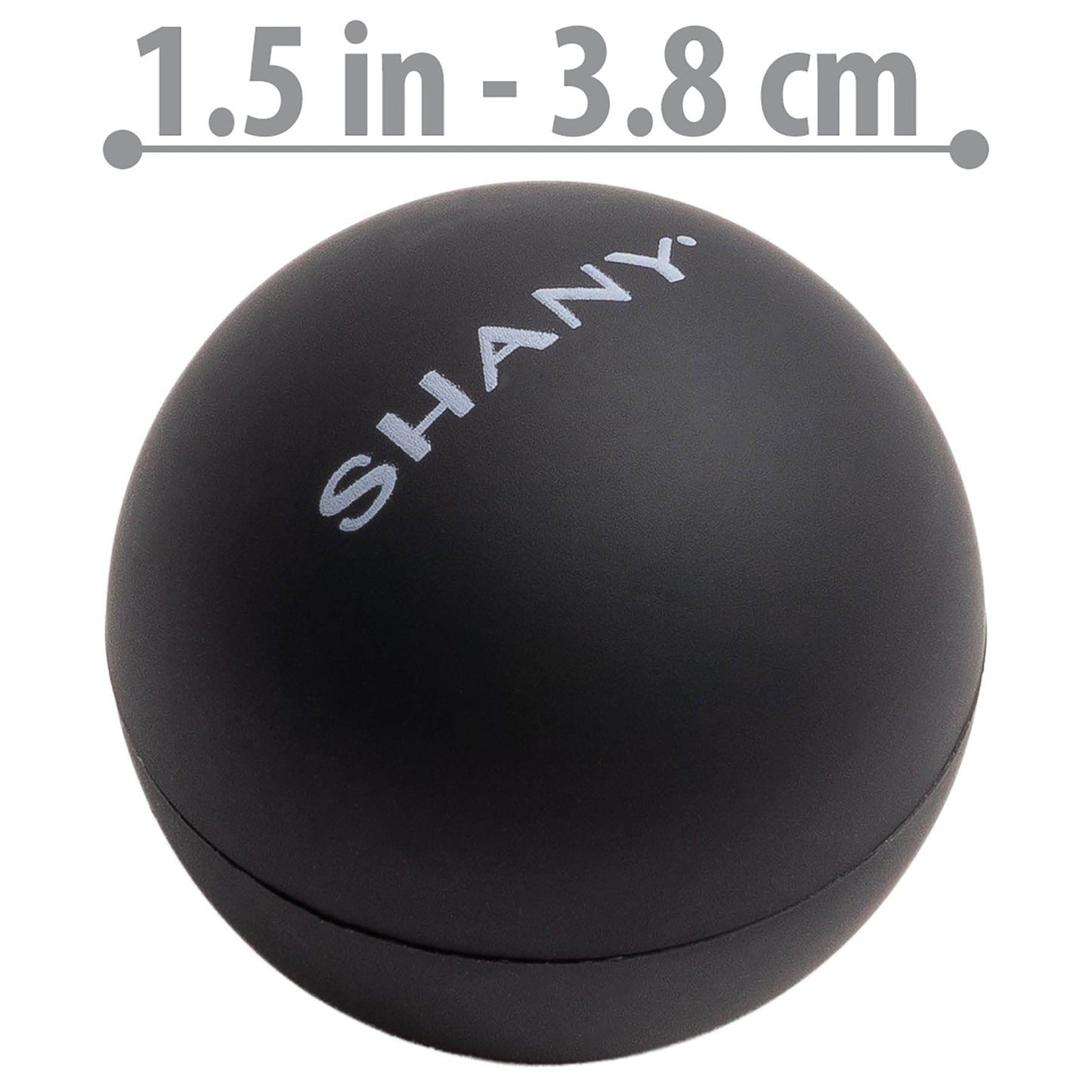 SHANY Lip Balm Sphere - Nourishing Hydrating Lip Balm Lip Care Infused with Shea Butter and Moisturizing Oils to Soothe and Repair Dry and Cracked Lips - Black