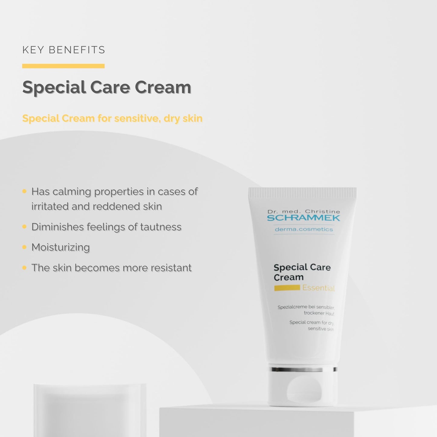 Special Care Cream (1.7 fl oz) - Special Cream for Sensitive & Dry Skin - Scientifically Proven Calming & Regenerating Effect - Face Moisturizer - Skin Care - Dr Schrammek