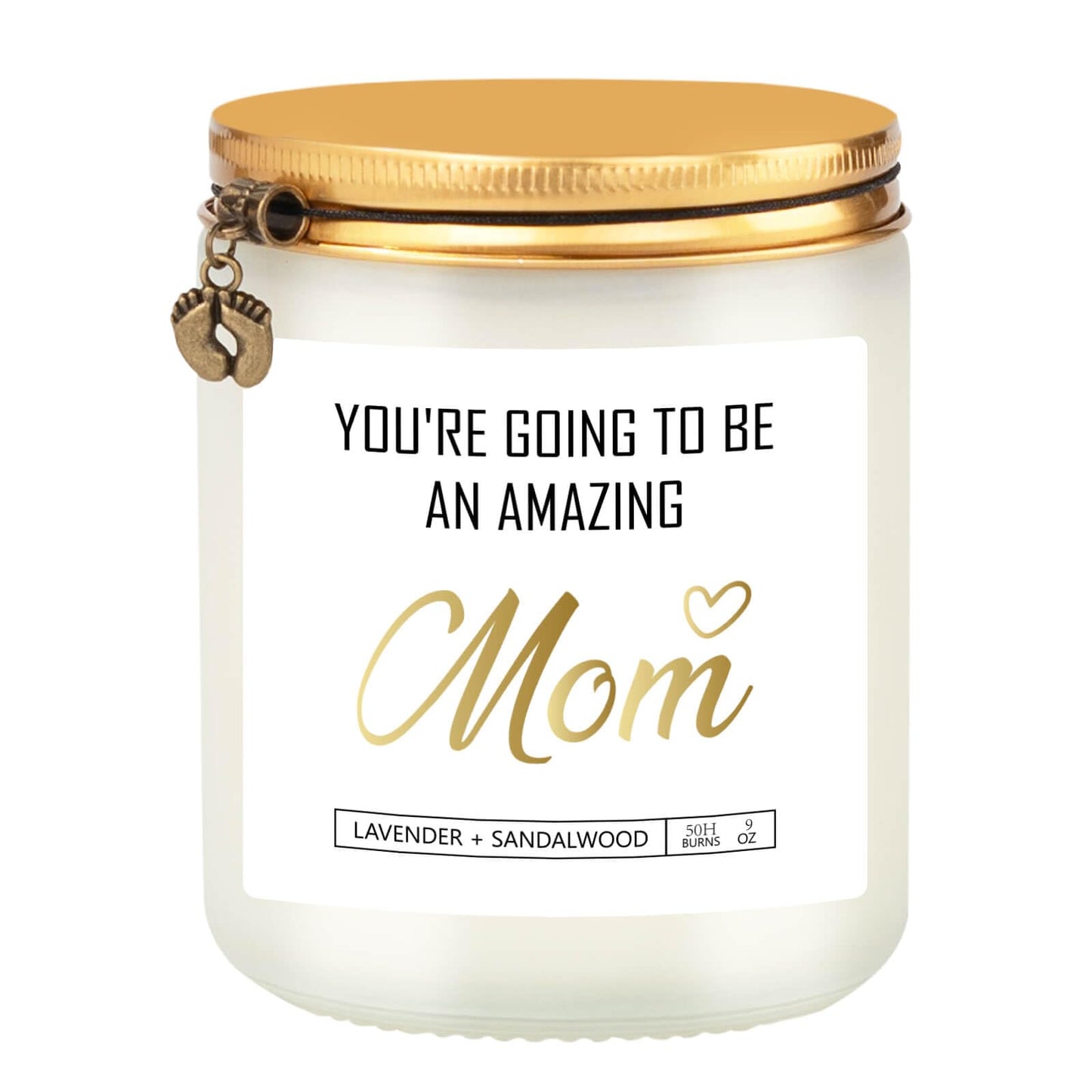 First Mothers Day New Mom Gifts, Soy Wax Candle for New Moms - Funny & Expecting Mom Gifts, Pregnant Women's First Time Moms Gift
