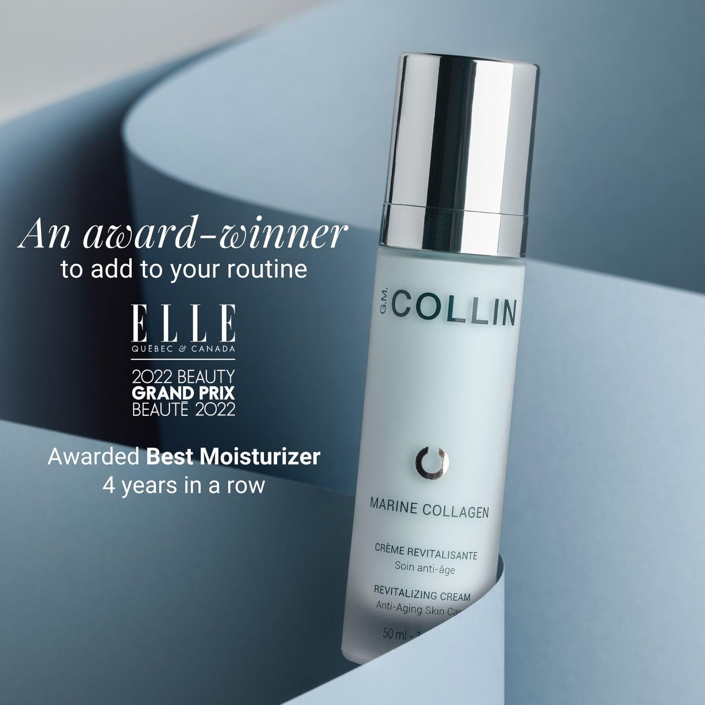 G.M. COLLIN Marine Collagen Revitalizing Cream | Anti-Aging Face Moisturizer | Firming Skincare to Improve the Appearance of Wrinkles