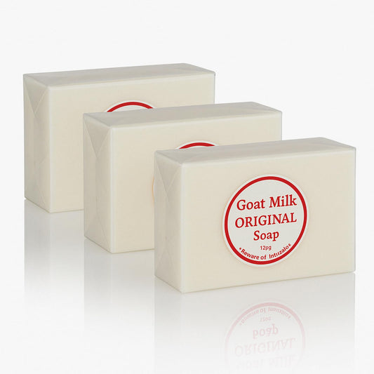 Skin Science Original Goat Milk Soap Bar with Vitamin C & E – 120g | Moisturizing, Exfoliating & Nourishing Face & Body Cleanser with Natural Vitamins | Gentle Formula for All Skin Types – 3 Bars