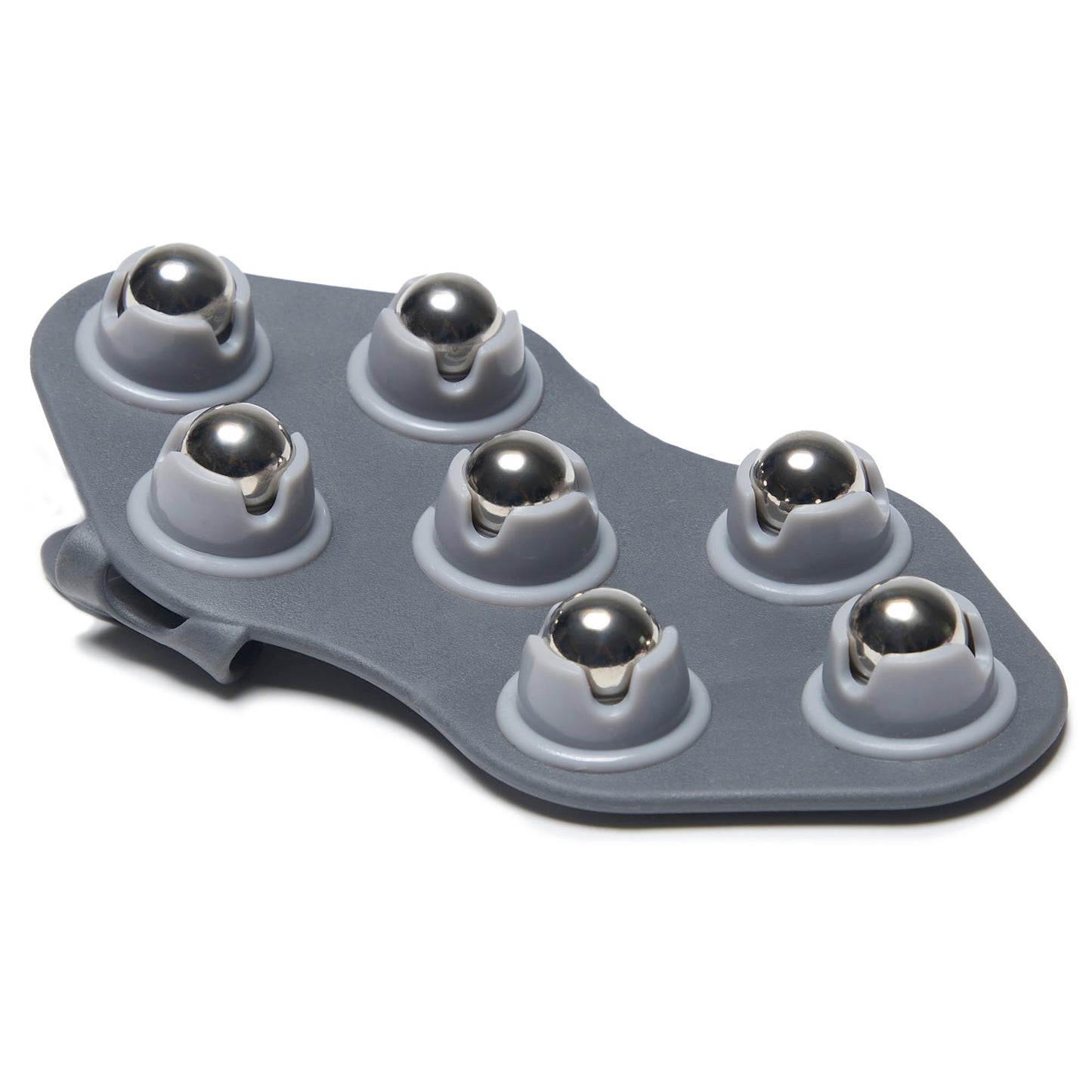Brookstone Palm Roller Body Massager - Medium Handheld Roller Massager to Relieve Tension - Massage Gloves, Hand Massager Glove, Massage Glove for Stress Relief and Relaxation (Charcoal)