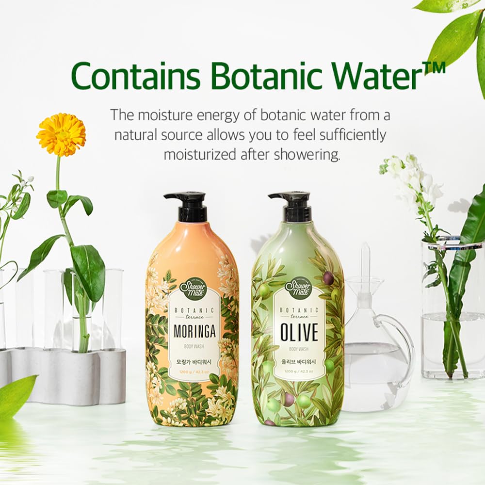 SHOWERMATE Botanic Body Wash 42.3 fl oz, 1.2 kg (Moringa)