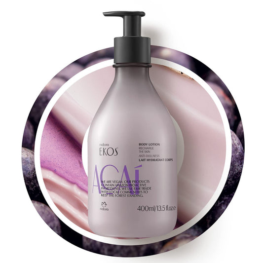 natura - Ekos Castanha (Brazil Nut) Renourishing Body Lotion - Anti-Dryness - Deep Skin Hydration Moisturizer - Vegan Skin Care - Brazilian Beauty Secrets - Self Care & Body Care - 13.5 fl oz (400ml)