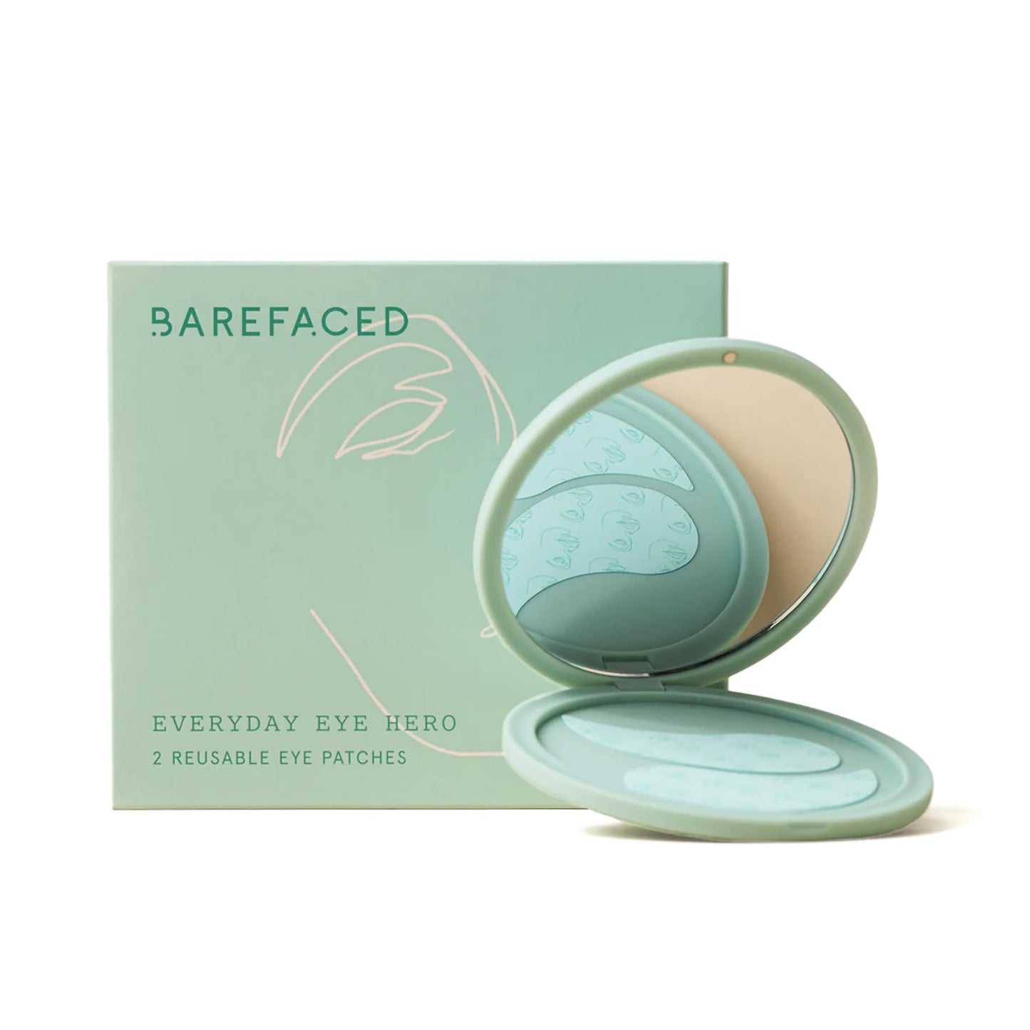 Barefaced Everyday Eye Hero Reusable Silicone Eye Patches for Under-Eye Puffiness, Fine Line Smoothing